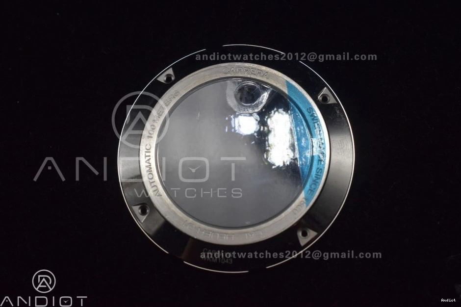 SS 01 on A1887 Chrono Best Black Calibre Dial Bracelet SS XF Strap 1:1 Edition Heuer 0209